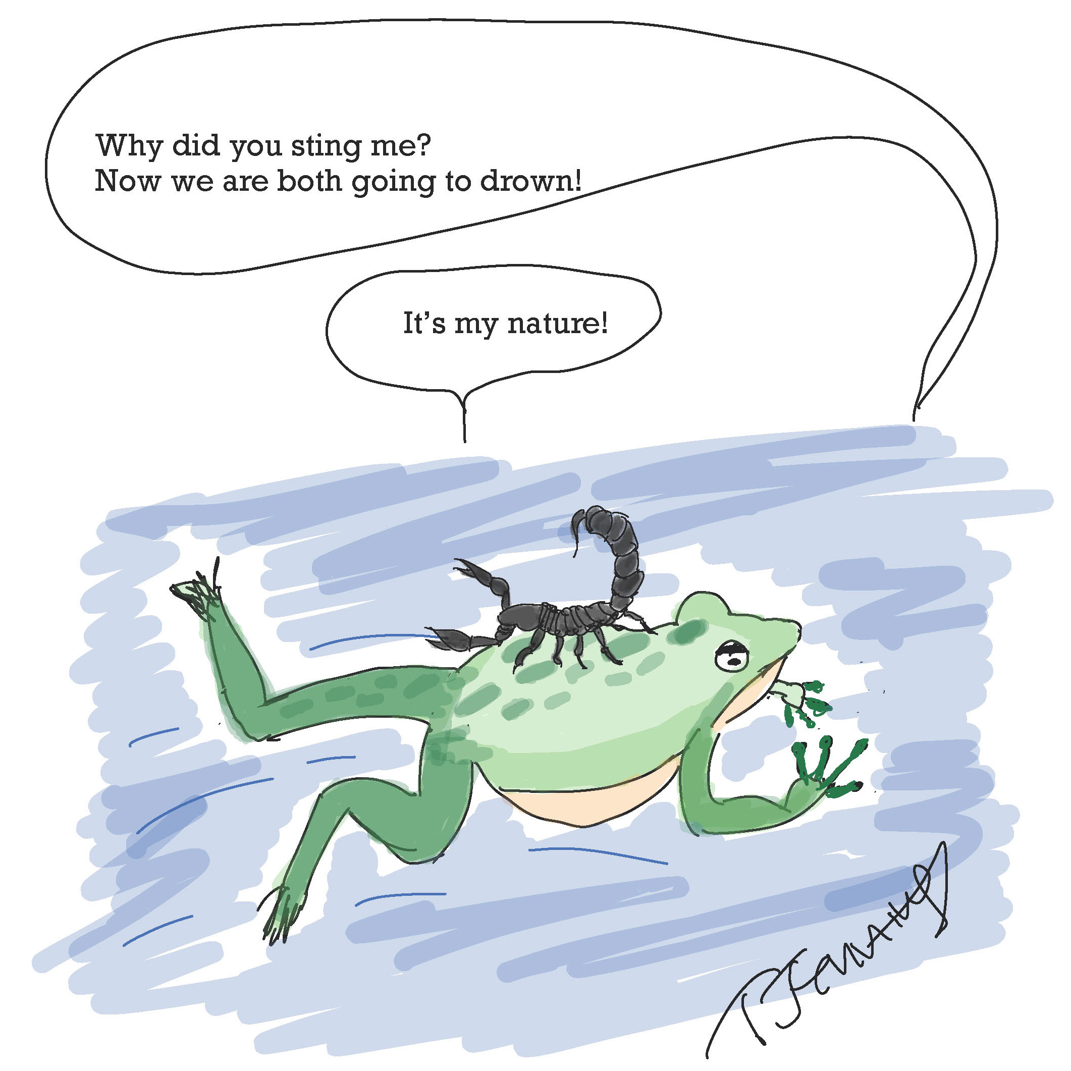 Reasonettes: Scorpion & Frog