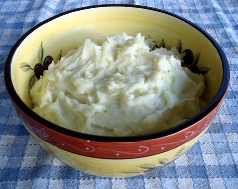 Mashed Potatoes with Cabbage
