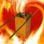 Fire from the Angel of Revelation 14