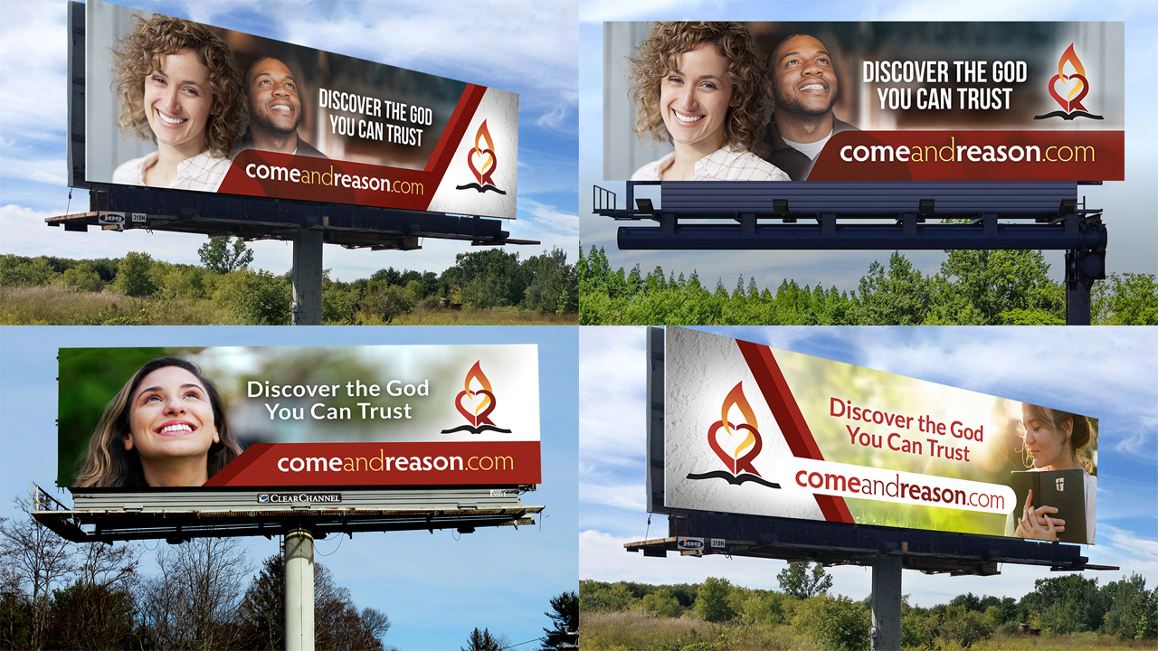 “Discover The God You Can Trust” C&R Billboards