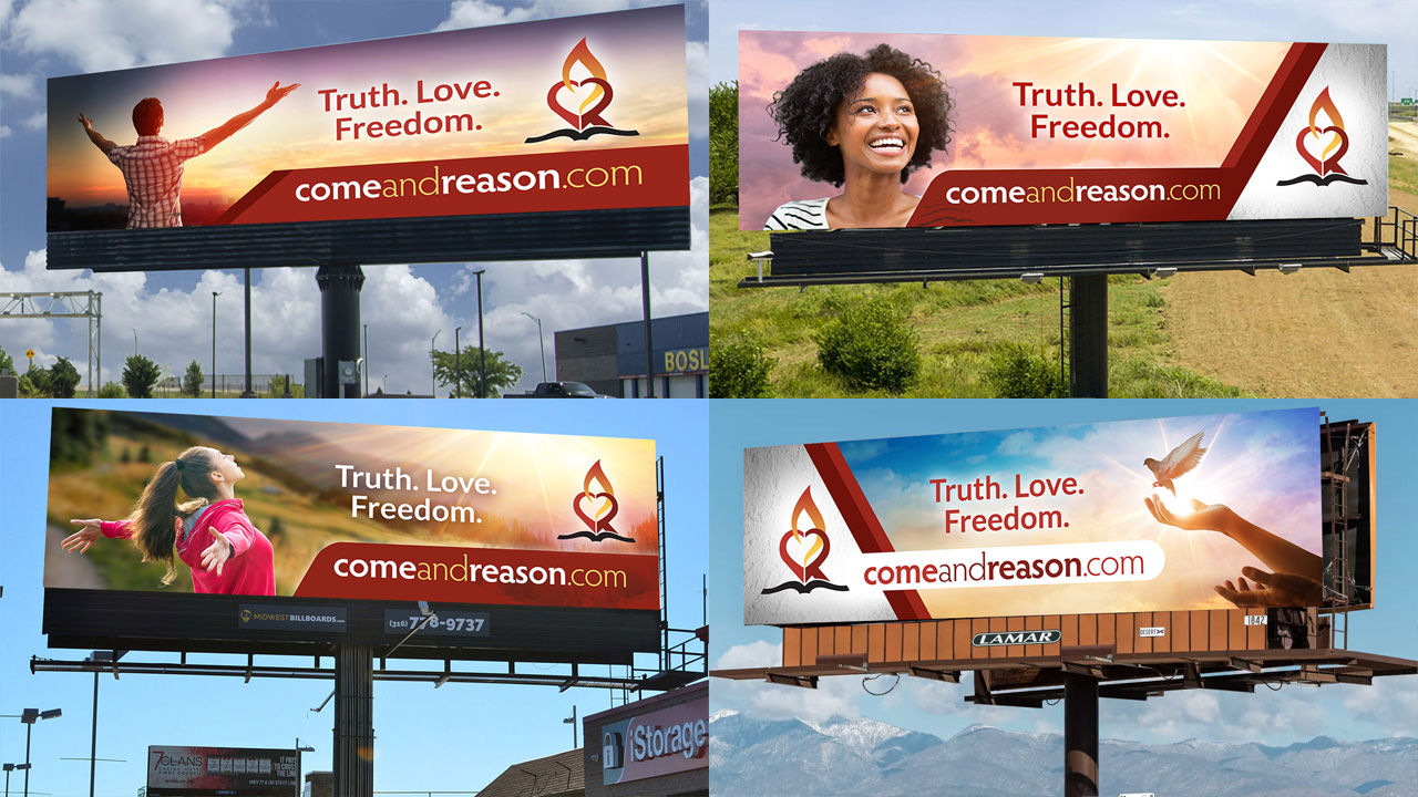 “Truth. Love. Freedom.” C&R Billboards #4